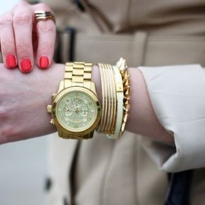 Michael Kors Runway Chrono Watch - Gold